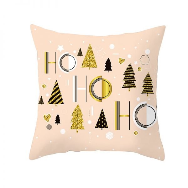 Trees Ho Ho Ho Pillow Cover