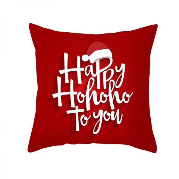 Happy Ho Ho Ho to You Pillow Cover
