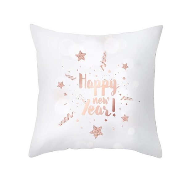 Happy New Year Pillow Cover